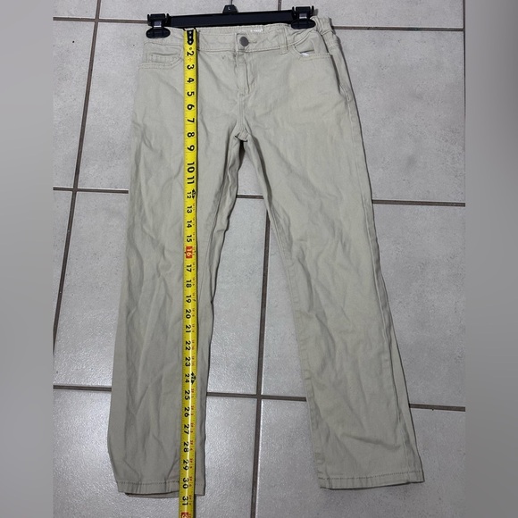 Wonder Nation Girls‎ Kids Khaki Tan School Uniform Pants Straight size 10 Plus. - Picture 6 of 8